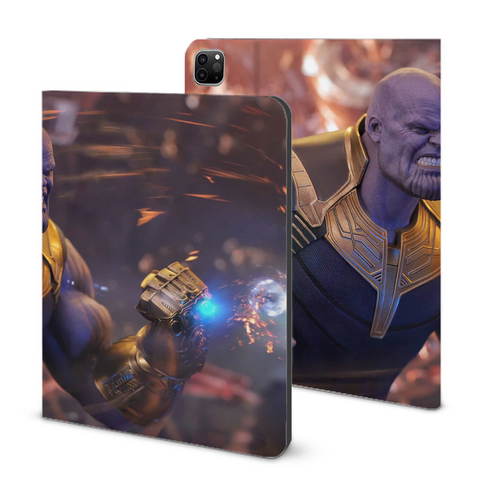 （画像用） アベンジャーズ The Avengers IPad ケース ブック型 PUレザー TPU 耐衝撃 軽量 薄型 ペン収納なし 全面保護 IPad 各モデル対応
